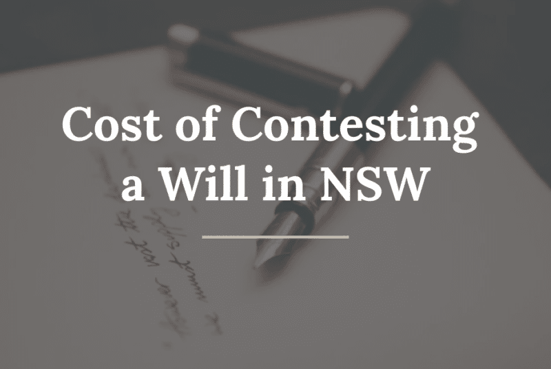 How Much Does It Cost To Contest A Will